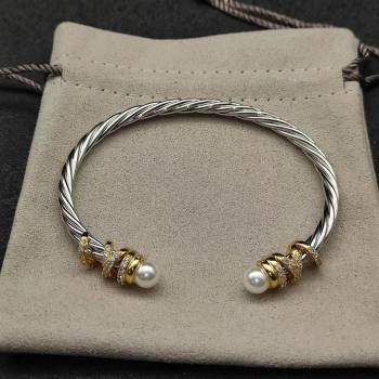 David Yurman Bracelet 4mm D111762 Silver/Gold 2025 (CS-25111762)