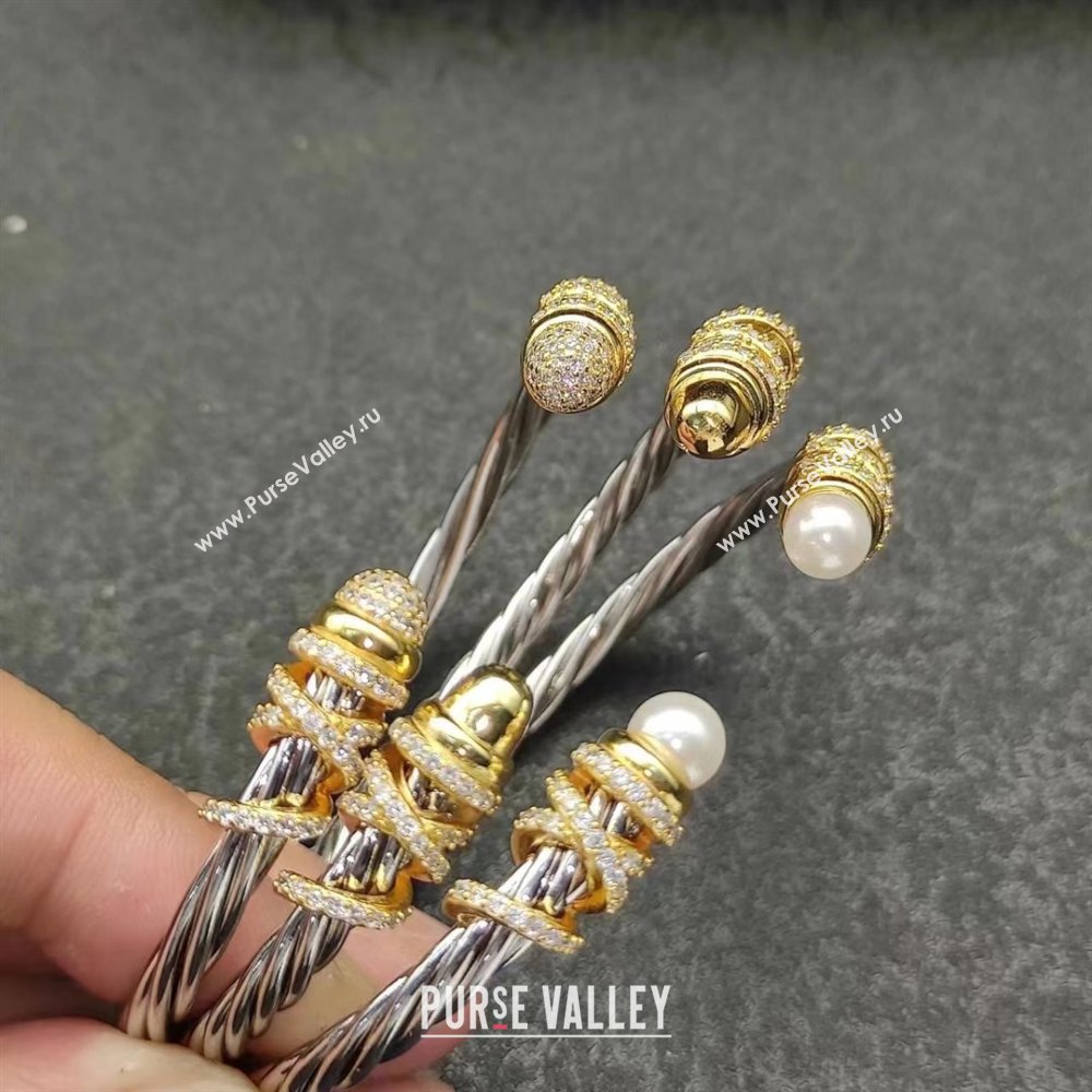 David Yurman Bracelet 4mm D111762 Silver/Gold 2025 (CS-25111762)