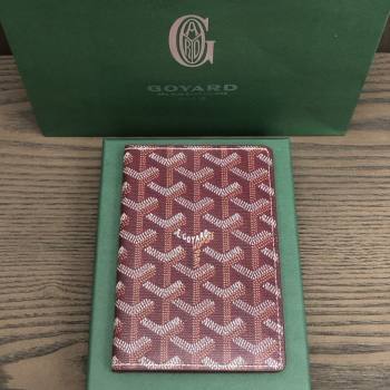 Goyard Grenelle Passport Cover G8502 Burgundy 2025 (ZH-25111750)