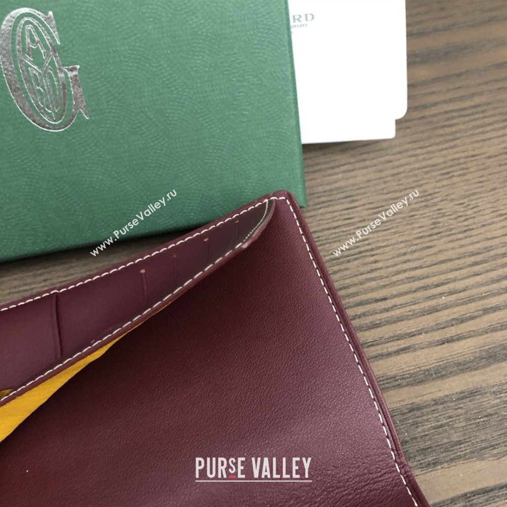 Goyard Grenelle Passport Cover G8502 Burgundy 2025 (ZH-25111750)