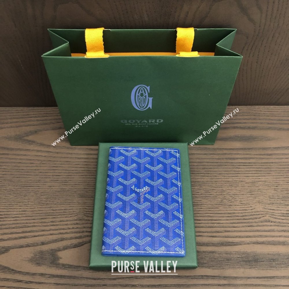 Goyard Grenelle Passport Cover G8502 Bright Blue 2025 (ZH-25111752)