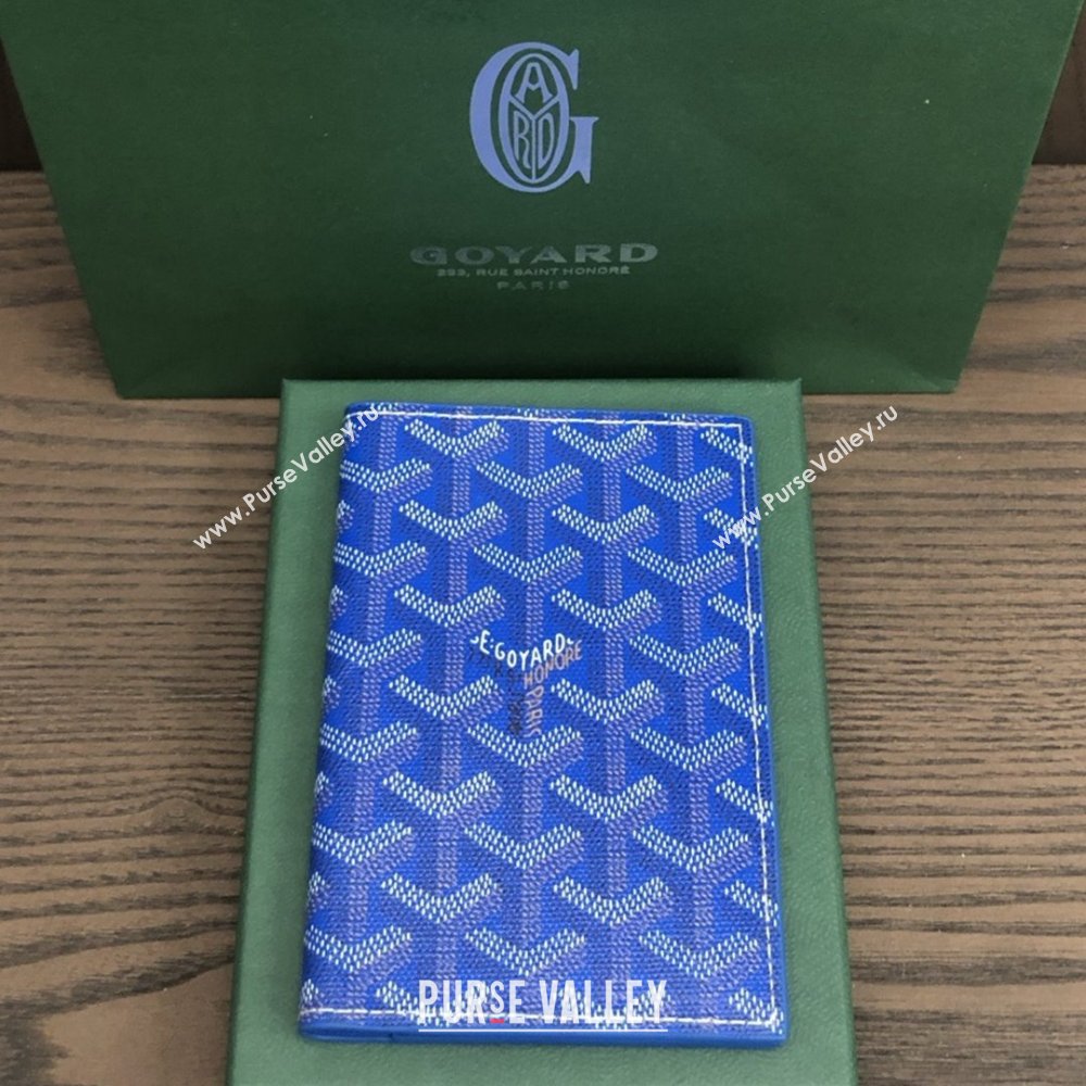 Goyard Grenelle Passport Cover G8502 Bright Blue 2025 (ZH-25111752)