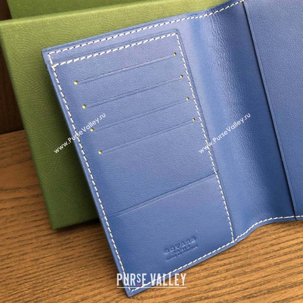 Goyard Grenelle Passport Cover G8502 Bright Blue 2025 (ZH-25111752)