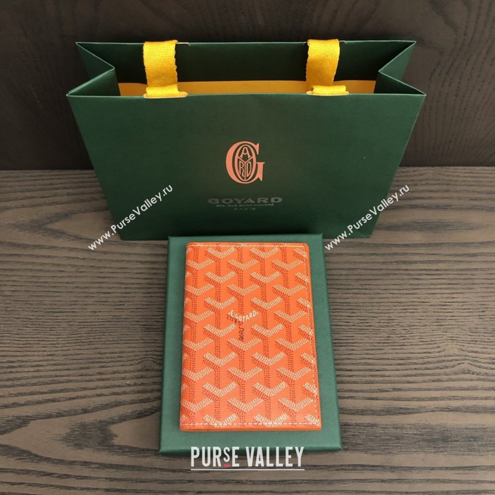Goyard Grenelle Passport Cover G8502 Orange 2025 (ZH-25111753)