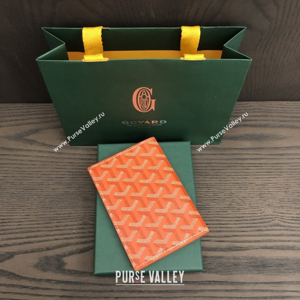 Goyard Grenelle Passport Cover G8502 Orange 2025 (ZH-25111753)