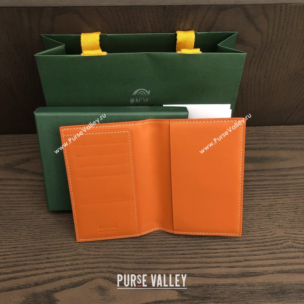 Goyard Grenelle Passport Cover G8502 Orange 2025 (ZH-25111753)