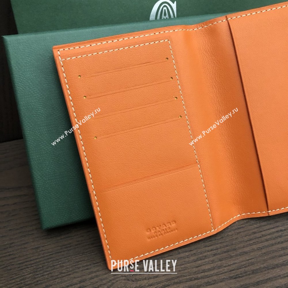 Goyard Grenelle Passport Cover G8502 Orange 2025 (ZH-25111753)