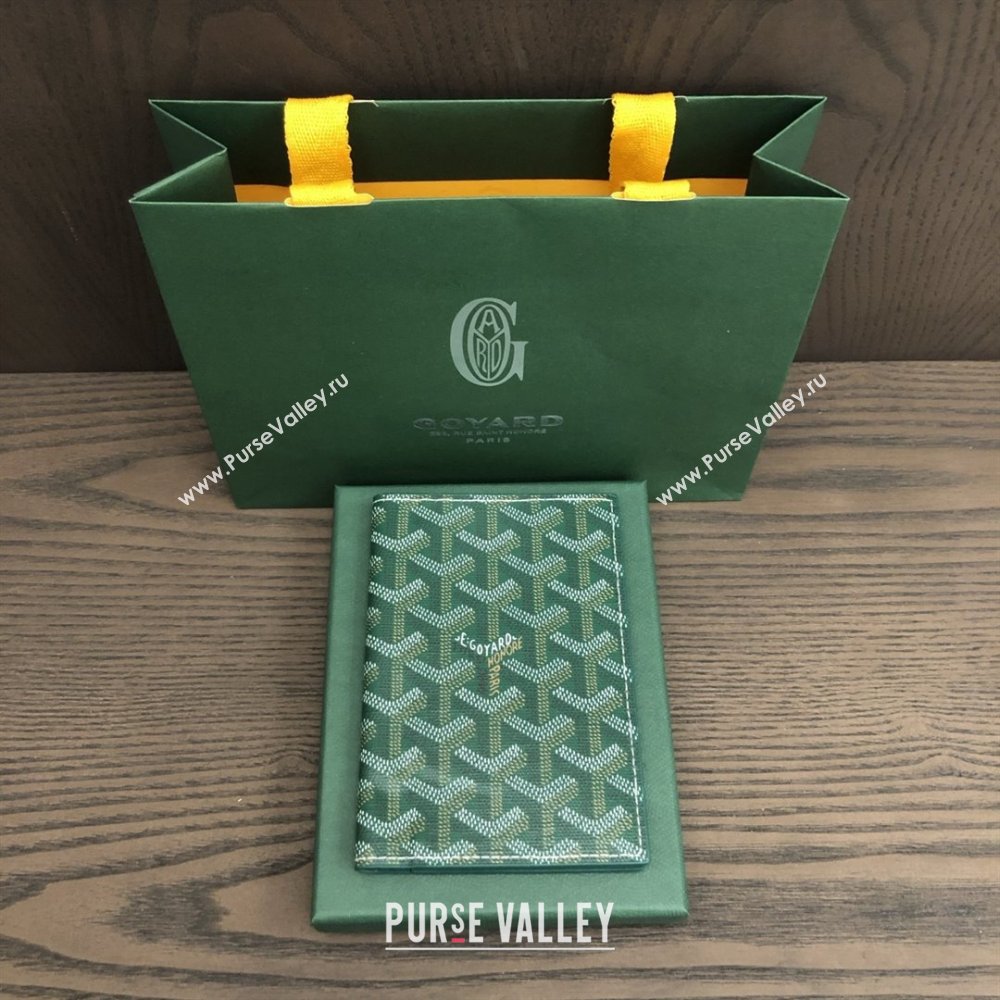 Goyard Grenelle Passport Cover G8502 Green 2025 (ZH-25111754)