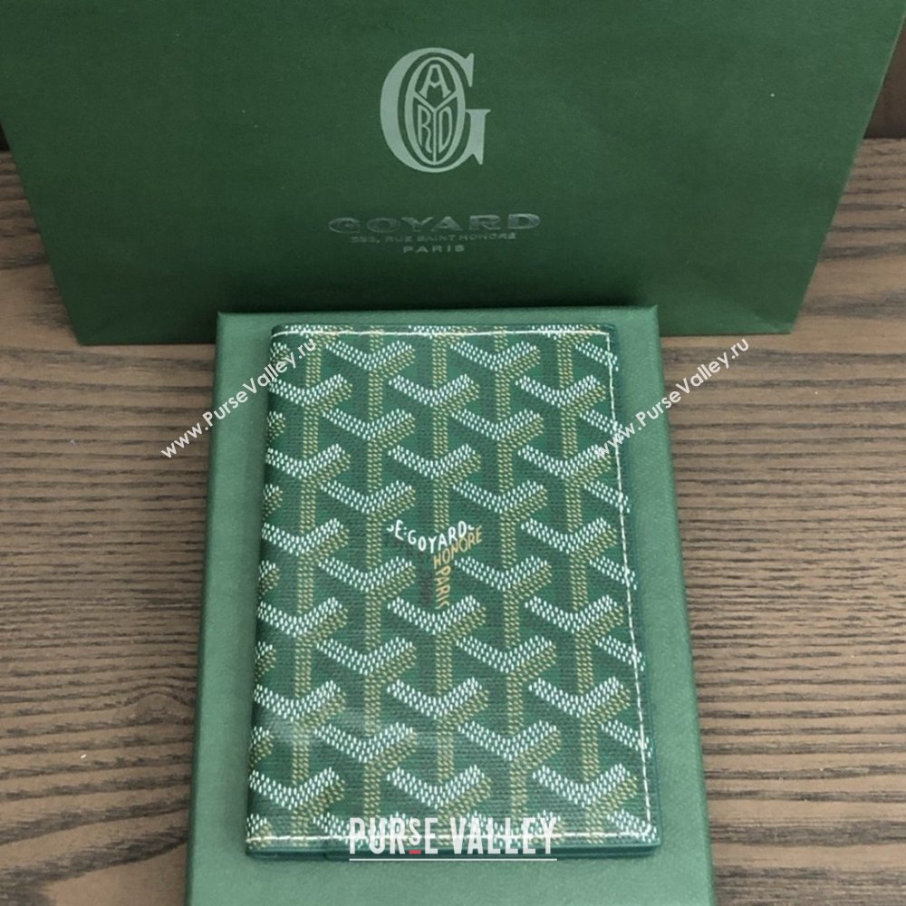 Goyard Grenelle Passport Cover G8502 Green 2025 (ZH-25111754)