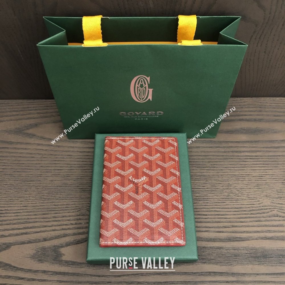 Goyard Grenelle Passport Cover G8502 Red 2025 (ZH-25111755)