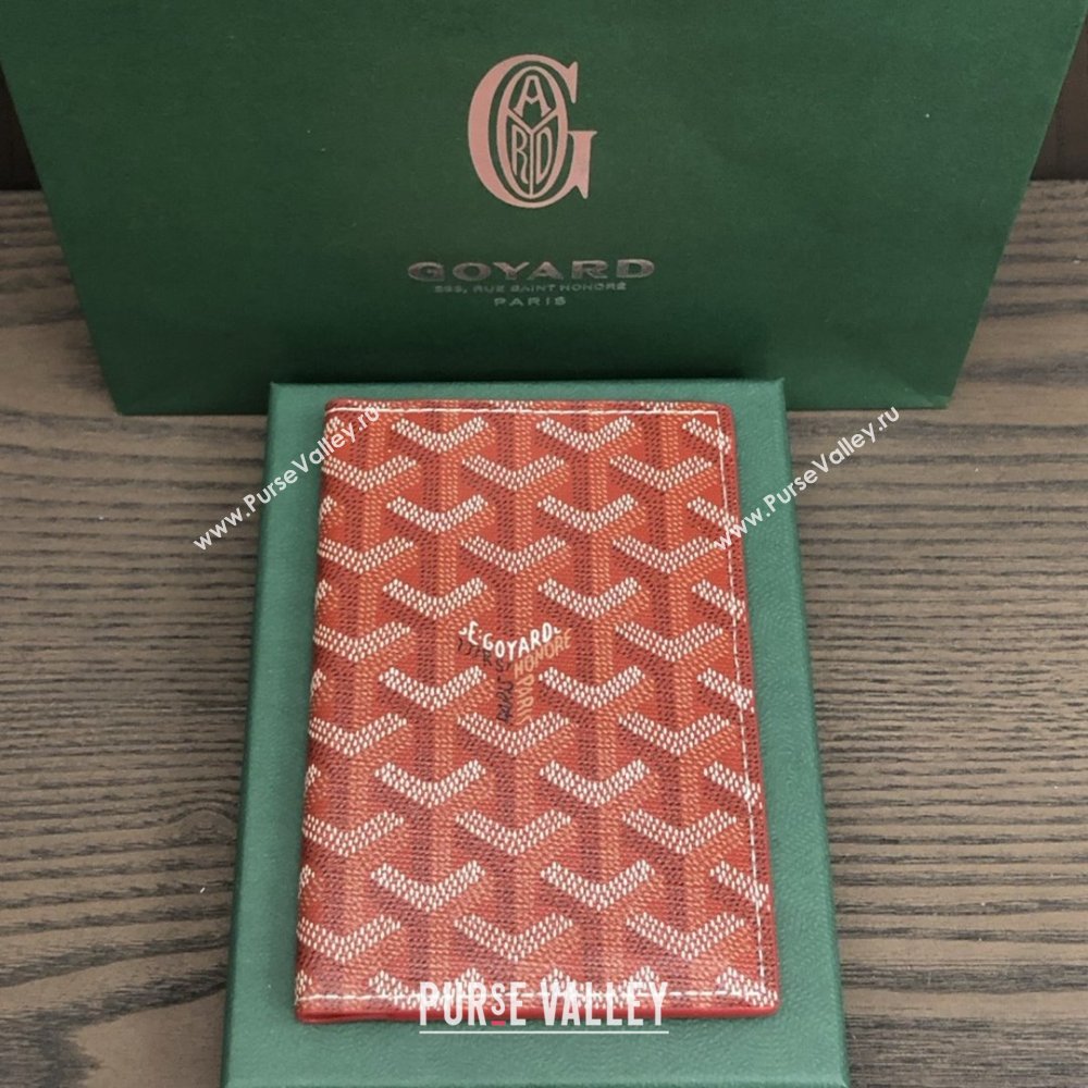 Goyard Grenelle Passport Cover G8502 Red 2025 (ZH-25111755)