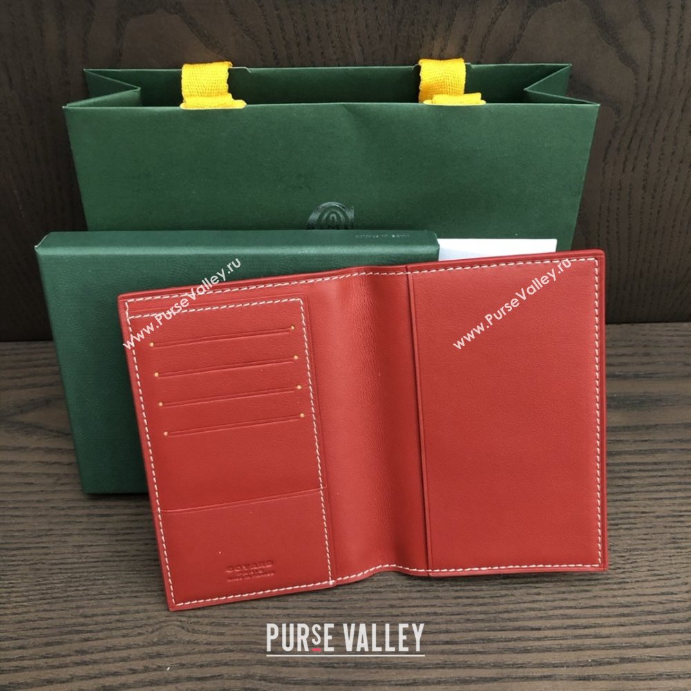 Goyard Grenelle Passport Cover G8502 Red 2025 (ZH-25111755)