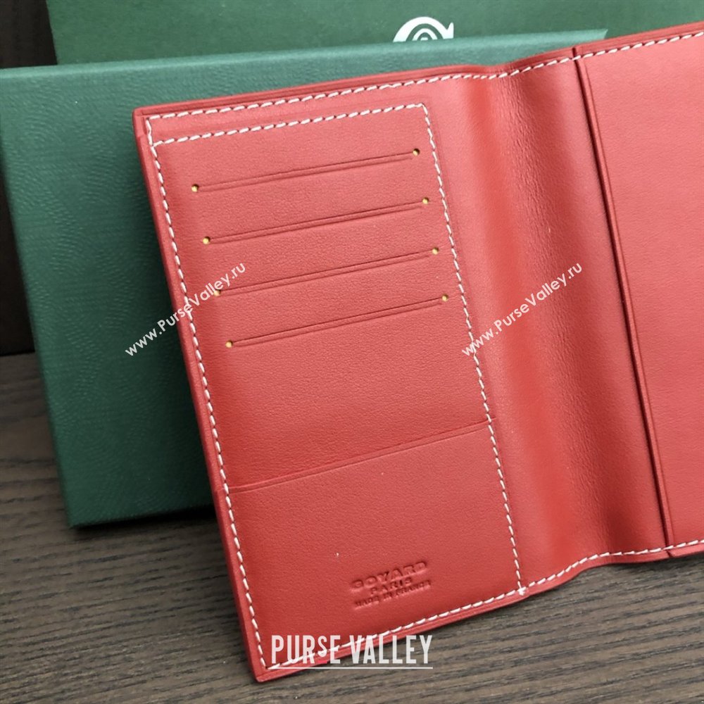 Goyard Grenelle Passport Cover G8502 Red 2025 (ZH-25111755)