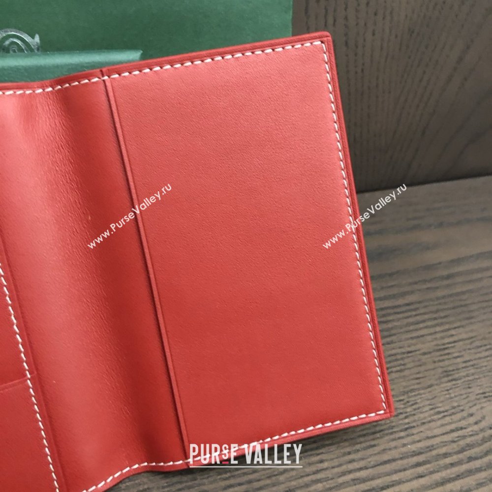Goyard Grenelle Passport Cover G8502 Red 2025 (ZH-25111755)