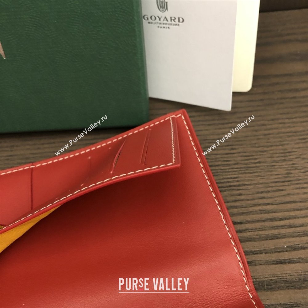 Goyard Grenelle Passport Cover G8502 Red 2025 (ZH-25111755)