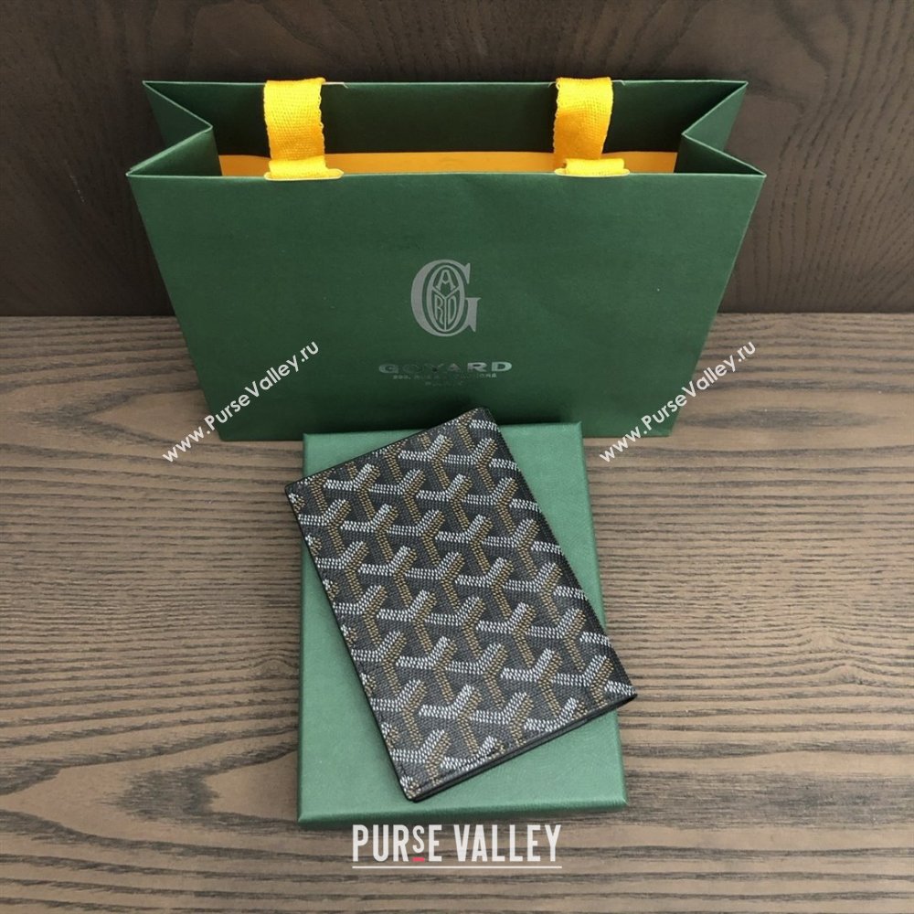 Goyard Grenelle Passport Cover G8502 Black 2025 (ZH-25111756)
