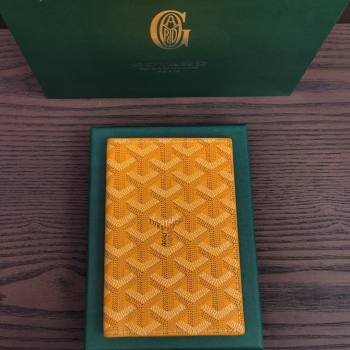 Goyard Grenelle Passport Cover G8502 Orange Yellow 2025 (ZH-25111757)