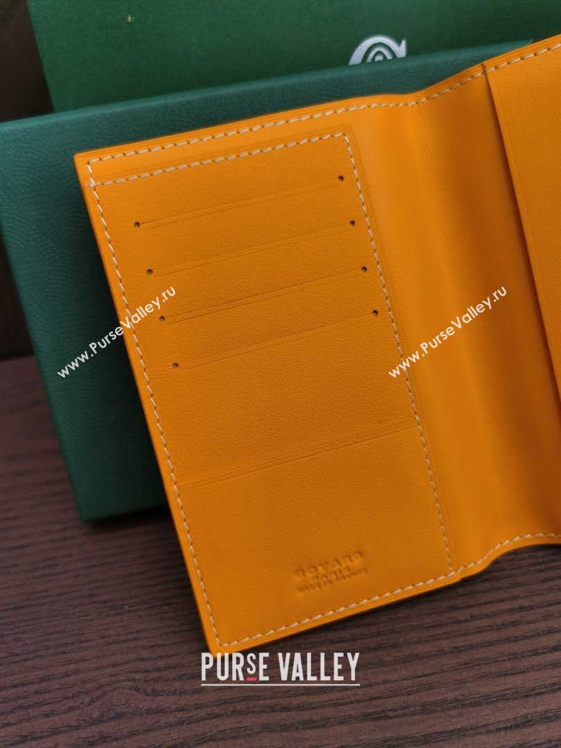 Goyard Grenelle Passport Cover G8502 Orange Yellow 2025 (ZH-25111757)