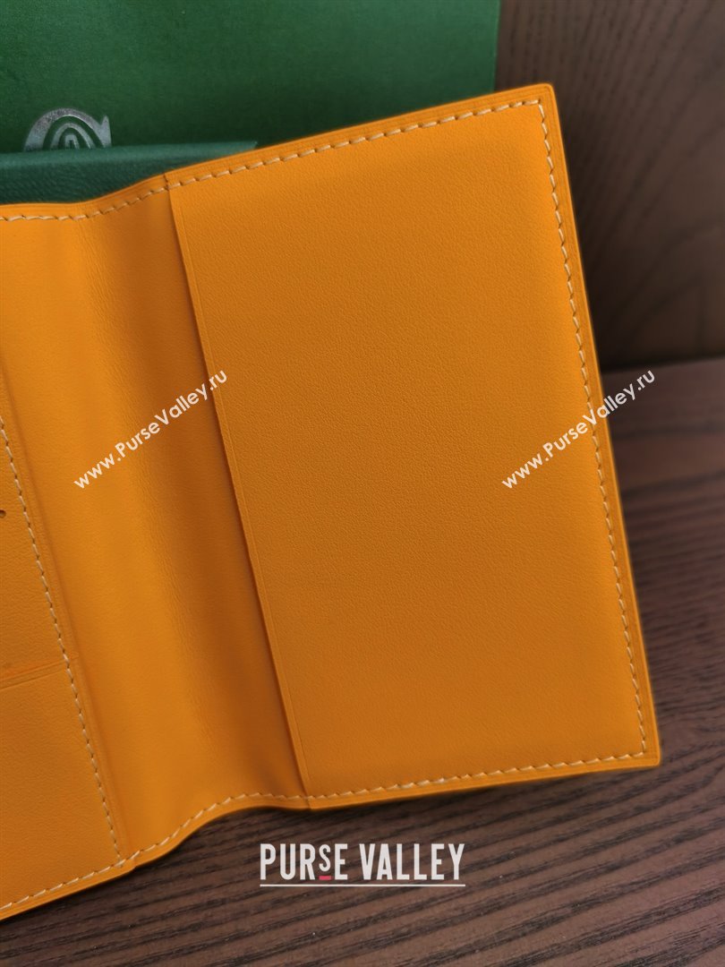 Goyard Grenelle Passport Cover G8502 Orange Yellow 2025 (ZH-25111757)