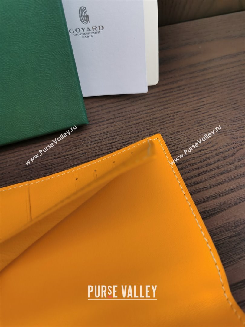 Goyard Grenelle Passport Cover G8502 Orange Yellow 2025 (ZH-25111757)