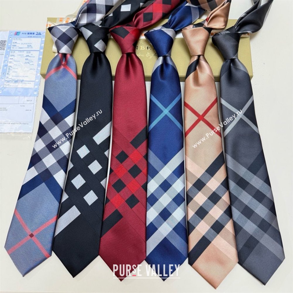 Burberry Silk Tie B111810 Blue 2025 (A-25111810)