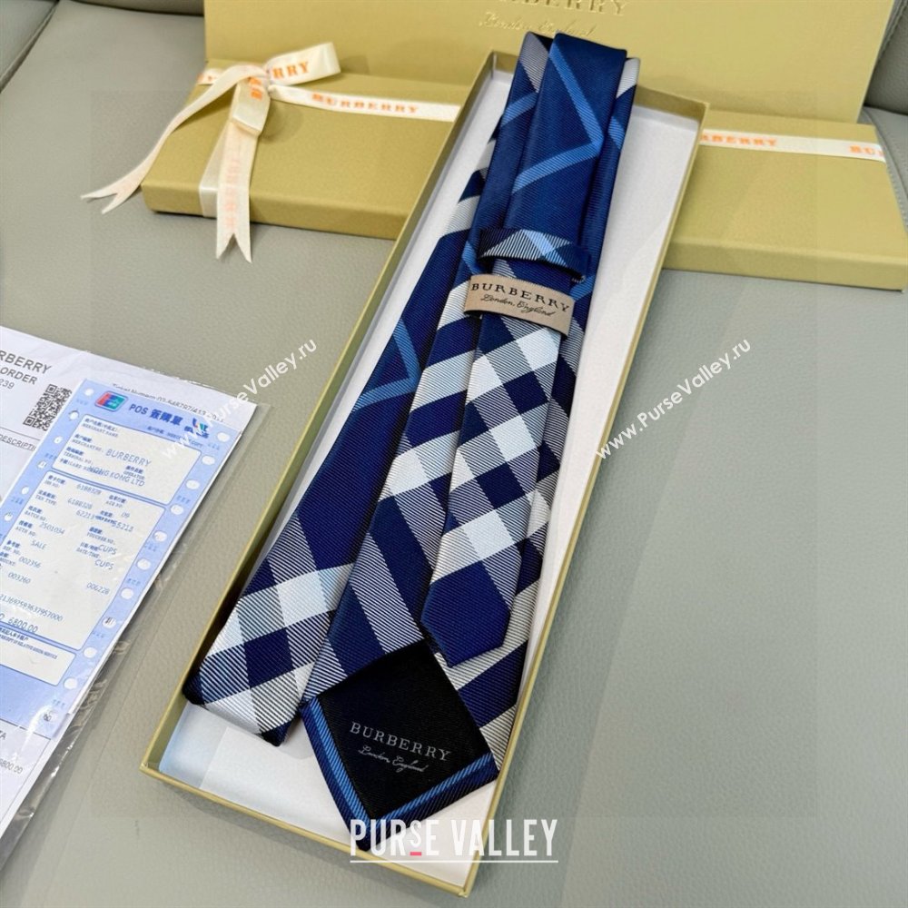 Burberry Silk Tie B111810 Blue 2025 (A-25111810)