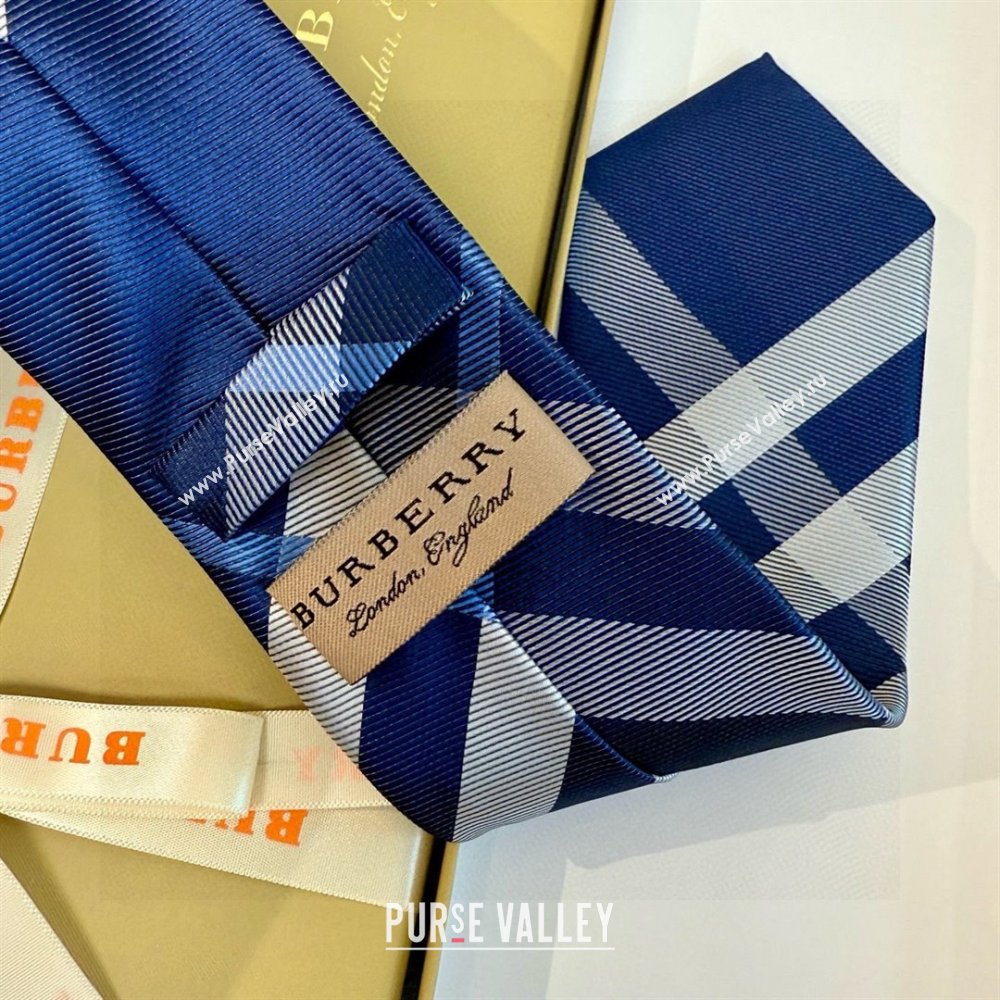 Burberry Silk Tie B111810 Blue 2025 (A-25111810)