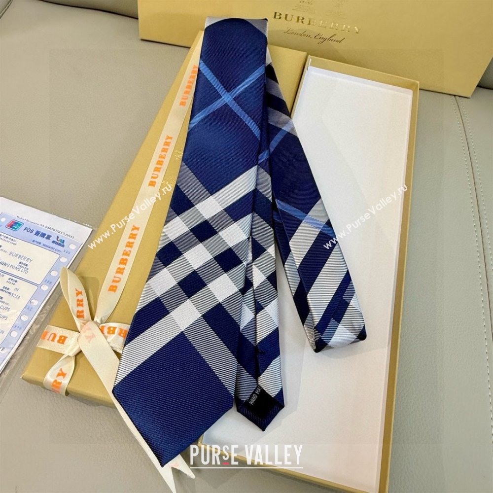 Burberry Silk Tie B111810 Blue 2025 (A-25111810)