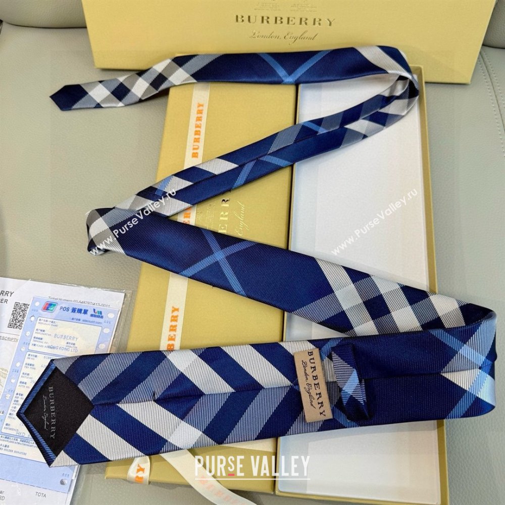 Burberry Silk Tie B111810 Blue 2025 (A-25111810)
