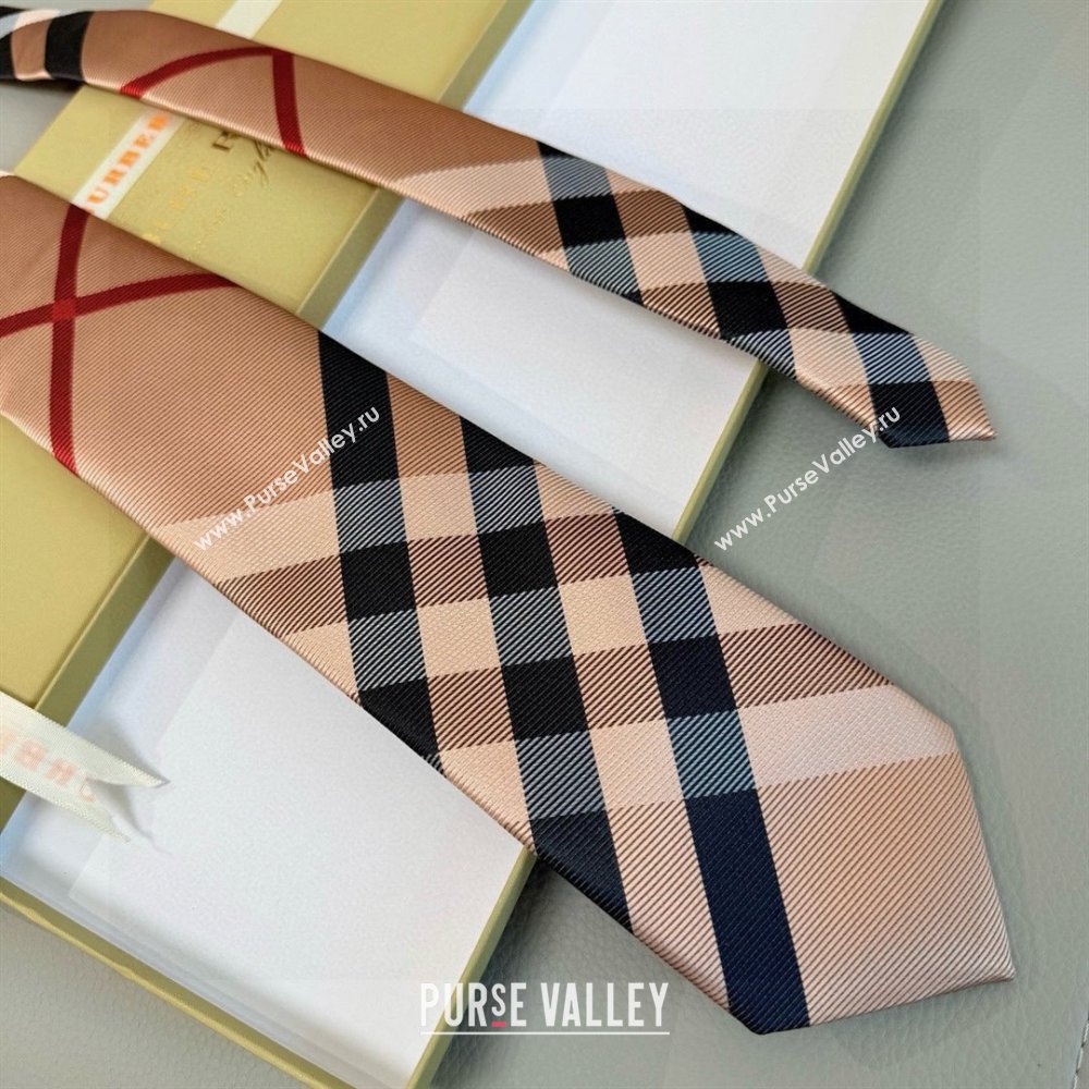 Burberry Silk Tie B111811 Khaki 2025 (A-25111811)