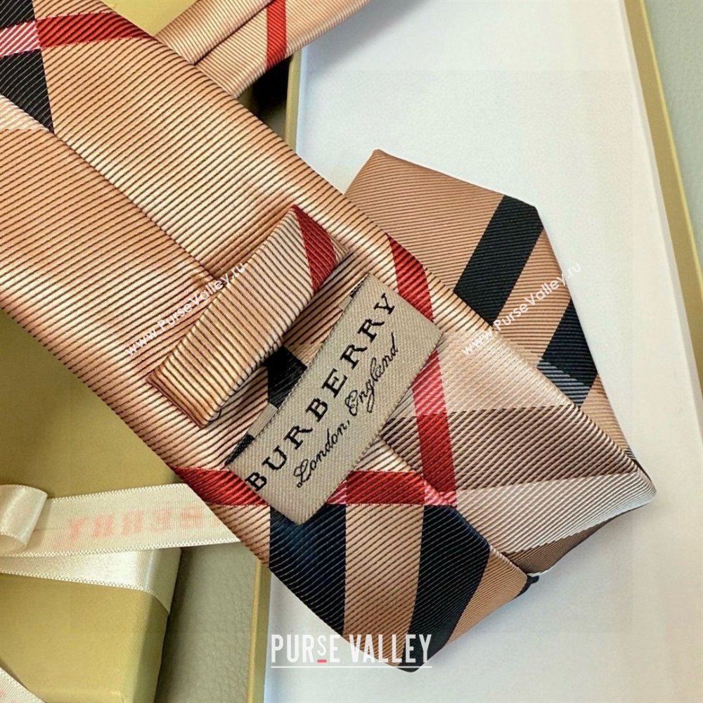 Burberry Silk Tie B111811 Khaki 2025 (A-25111811)