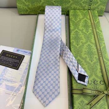Gucci GG Silk Tie G111814 Light Blue 2025 (A-25111814)