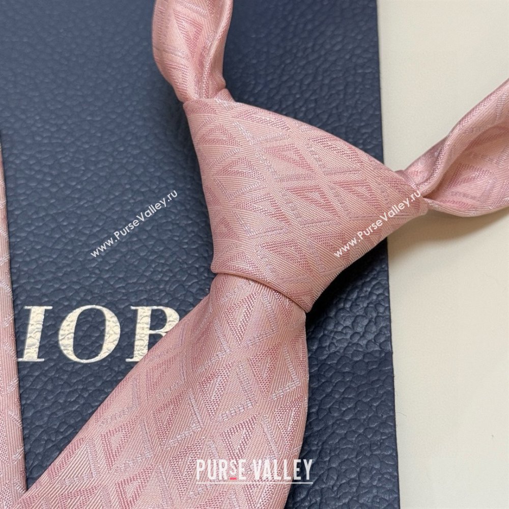 Dior CD Diamond Silk Tie D111816 Pink 2025 (A-25111816)