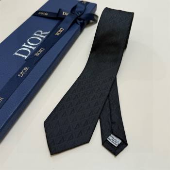 Dior CD Diamond Silk Tie D111817 Black 2025 (A-25111817)