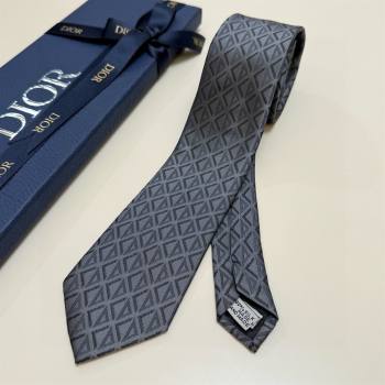 Dior CD Diamond Silk Tie D111818 Grey 2025 (A-25111818)