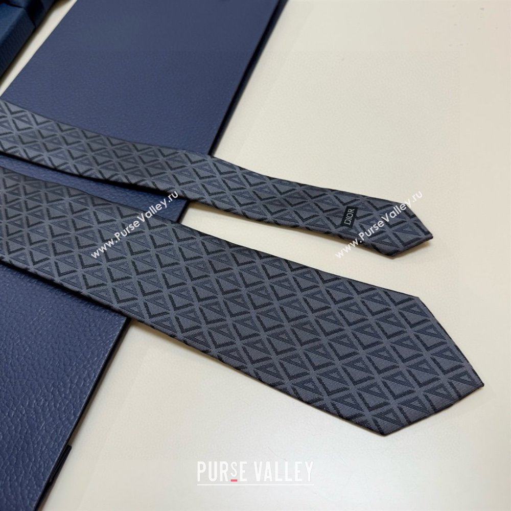Dior CD Diamond Silk Tie D111818 Grey 2025 (A-25111818)