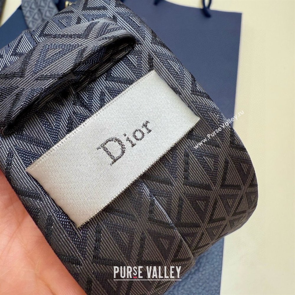 Dior CD Diamond Silk Tie D111818 Grey 2025 (A-25111818)