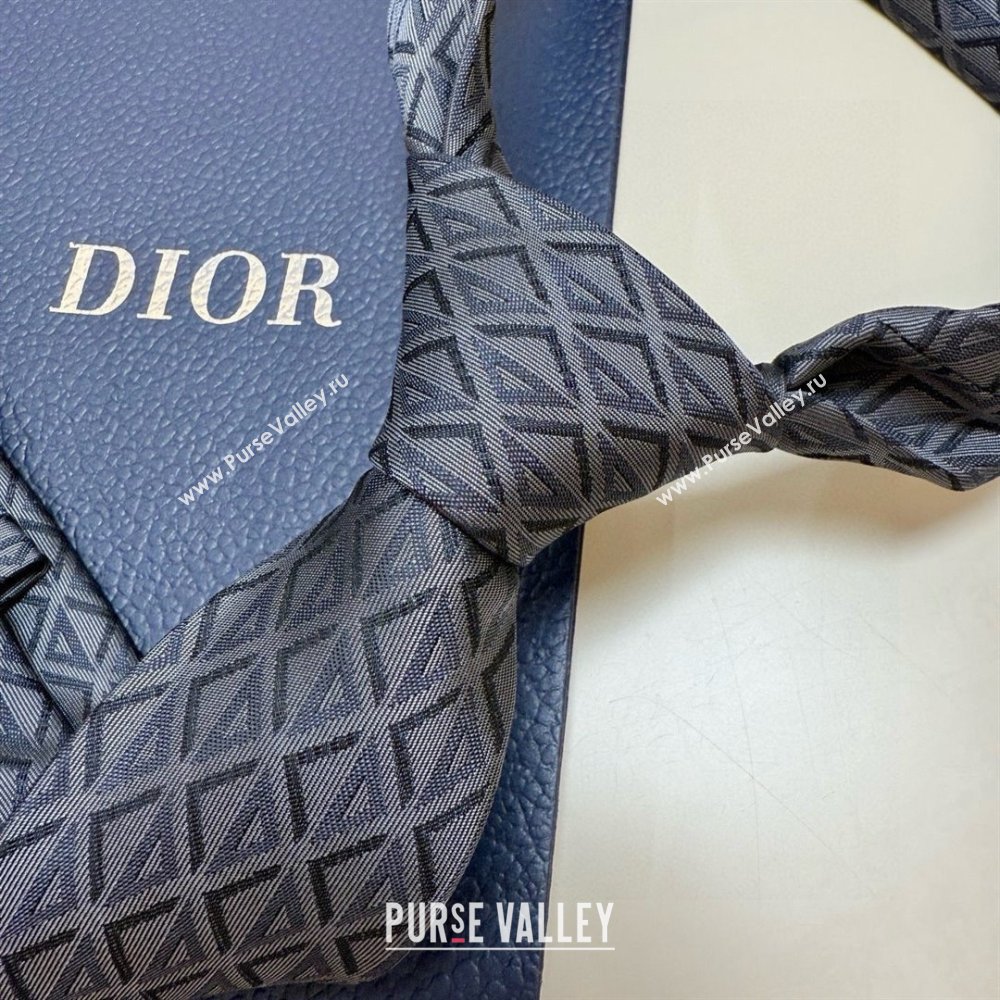 Dior CD Diamond Silk Tie D111818 Grey 2025 (A-25111818)