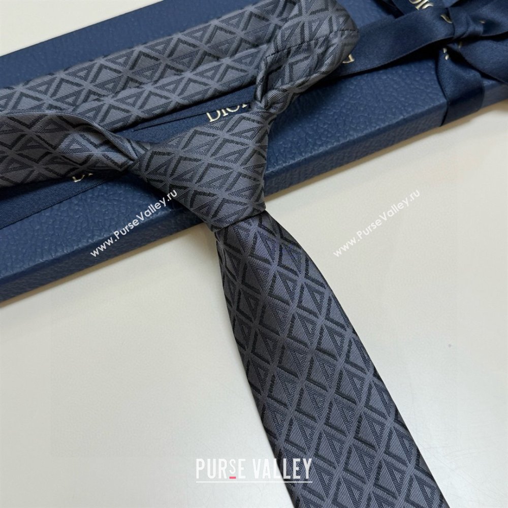 Dior CD Diamond Silk Tie D111818 Grey 2025 (A-25111818)