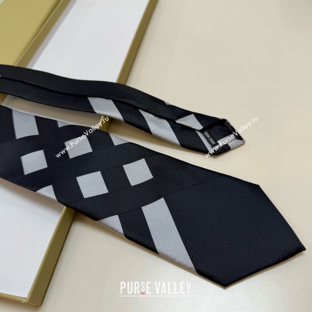 Burberry Silk Tie B111807 Black 2025 (A-25111807)
