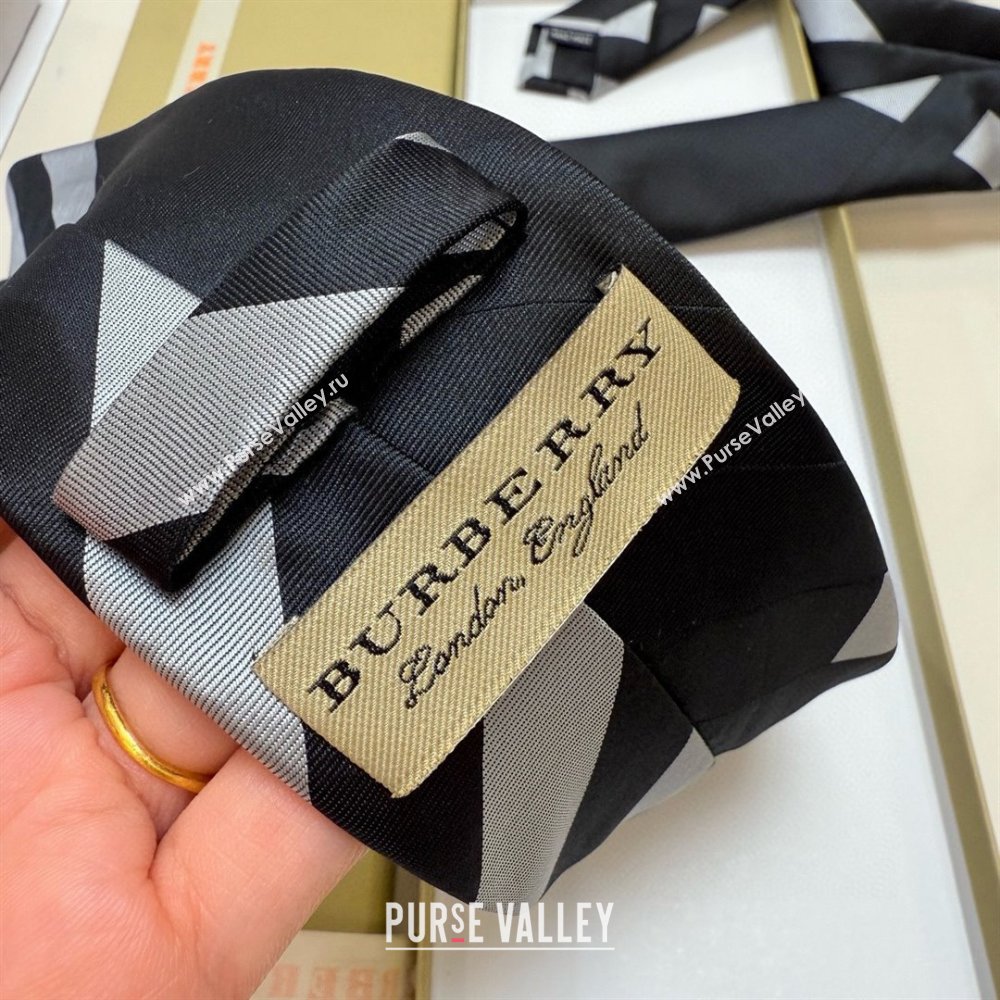 Burberry Silk Tie B111807 Black 2025 (A-25111807)