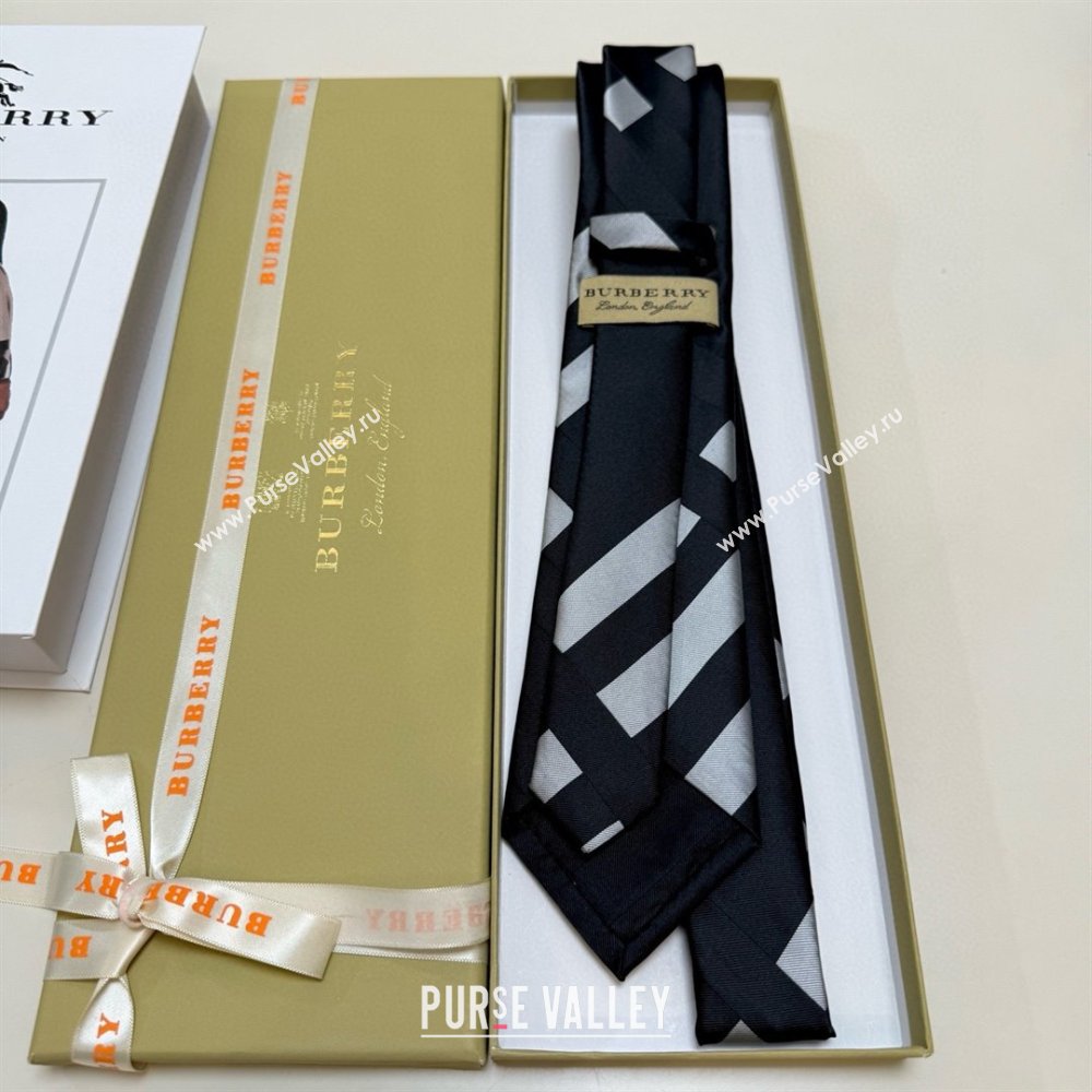 Burberry Silk Tie B111807 Black 2025 (A-25111807)
