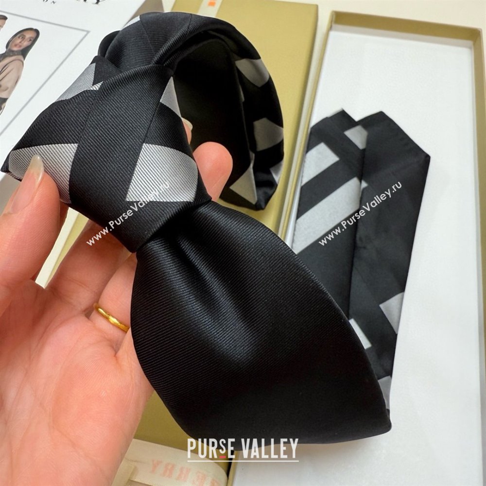 Burberry Silk Tie B111807 Black 2025 (A-25111807)