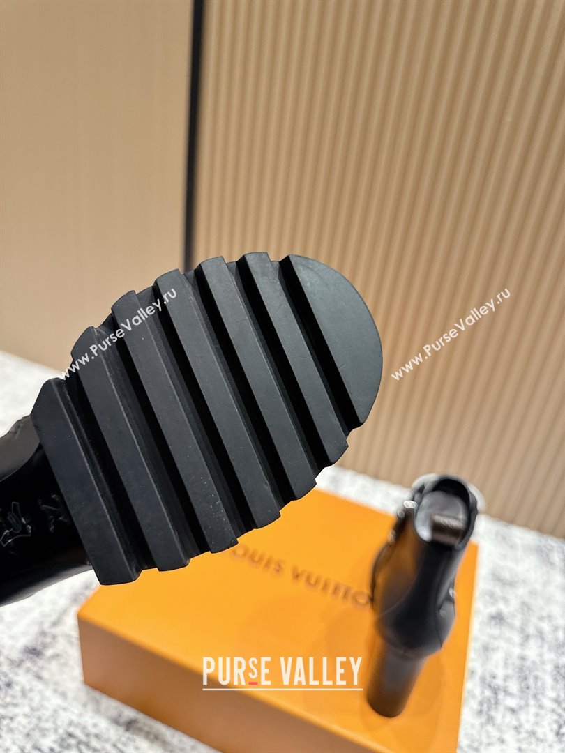 Louis Vuitton Star Trail Ankle Boots 9cm in Smooth Caflskin LV111821 Black 2025 (MD-25111821)