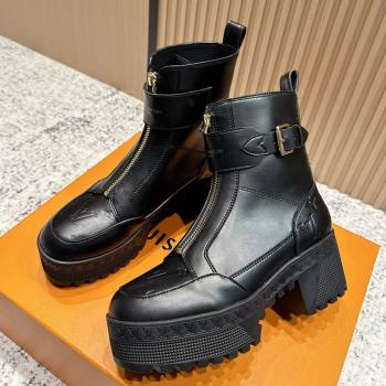 Louis Vuitton Laureate Platform Desert Ankle Boots in Calfskin 7cm LV111915 Black 2025 (MD-25111915)