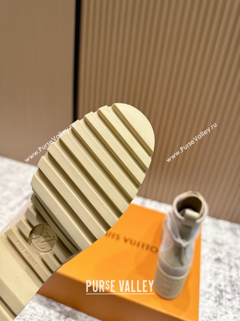 Louis Vuitton Laureate Platform Desert Ankle Boots in Monogram 7cm LV111902 Beige 2025 (MD-25111902)