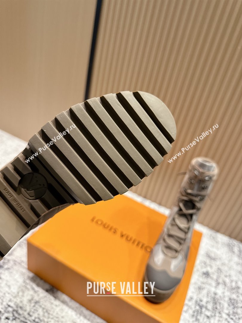 Louis Vuitton Laureate Platform Desert Ankle Boots in Calfskin 7cm LV111908 Beige 2025 (MD-25111908)