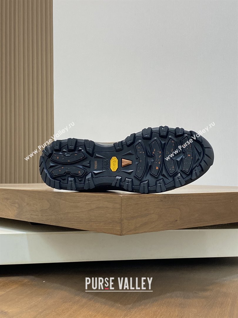 Zegna Mens Triple Stitch™ Vetta Sneakers in Brown Suede 2025 (LM-25112207)