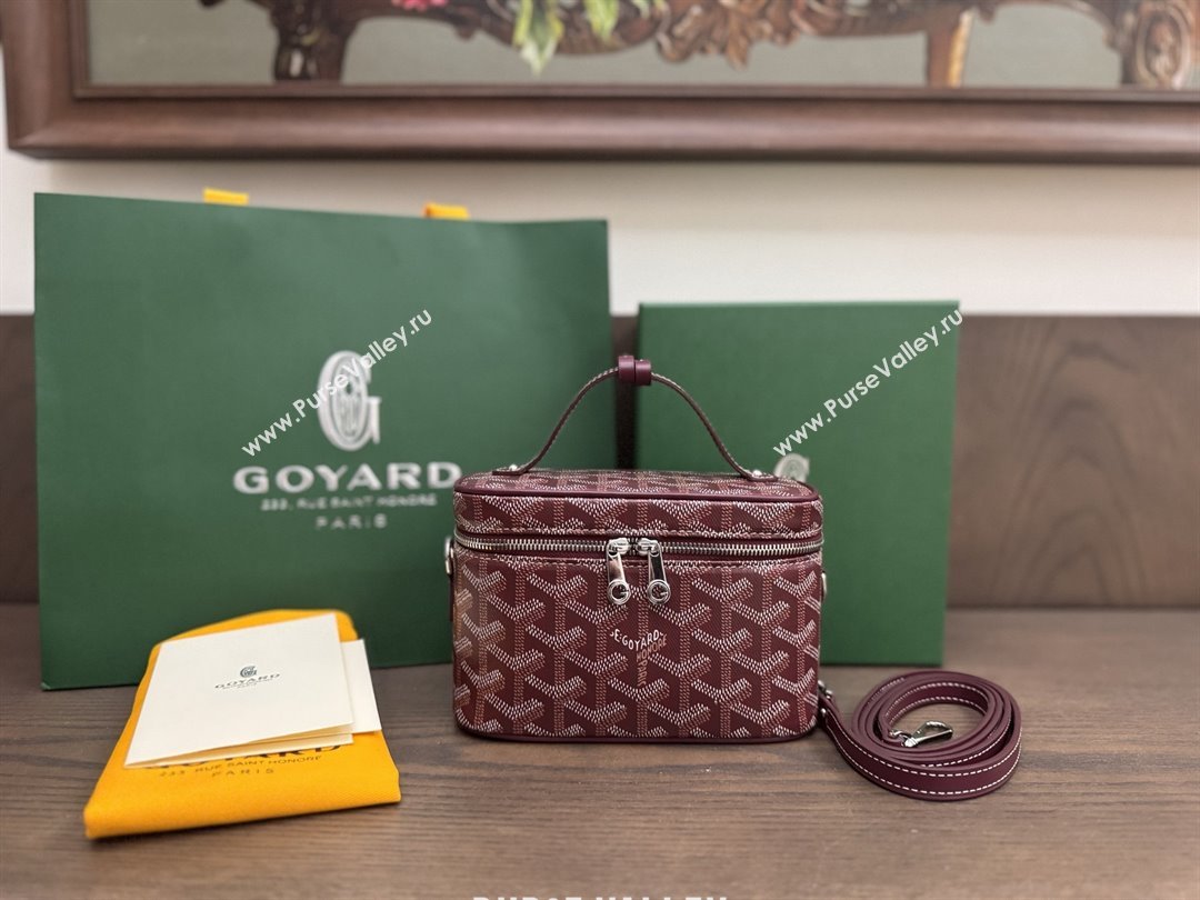 Goyard Muse Mini Vanity Burgundy 2025 (ZH-25112108)