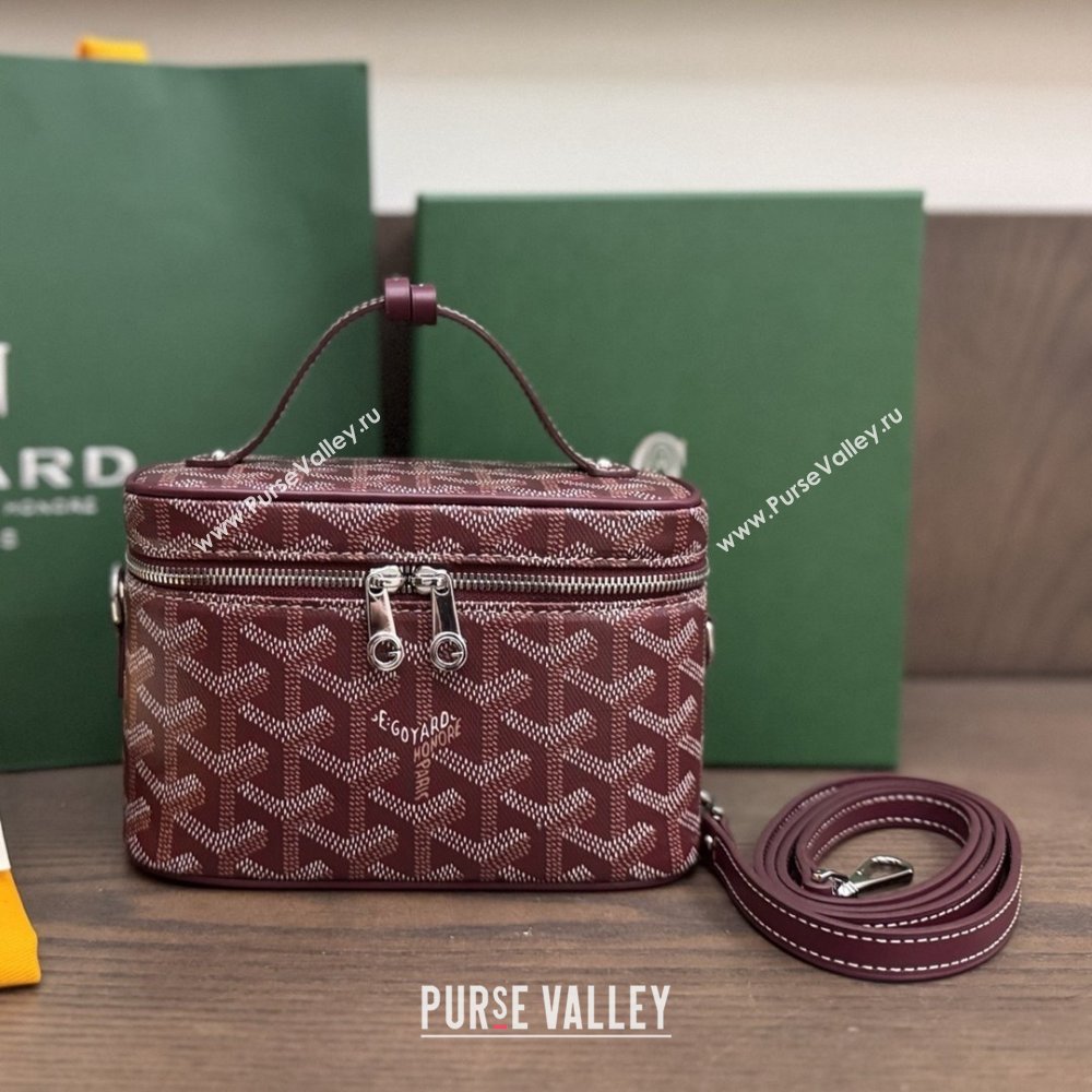 Goyard Muse Mini Vanity Burgundy 2025 (ZH-25112108)
